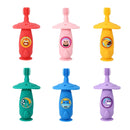 Marcus & Marcus Silicone Self Training Toothbrush - Lucas The Hippo - Blue