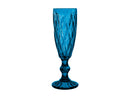 Casa Domani Deanna Champagne Flute - Set of 4 - Blue