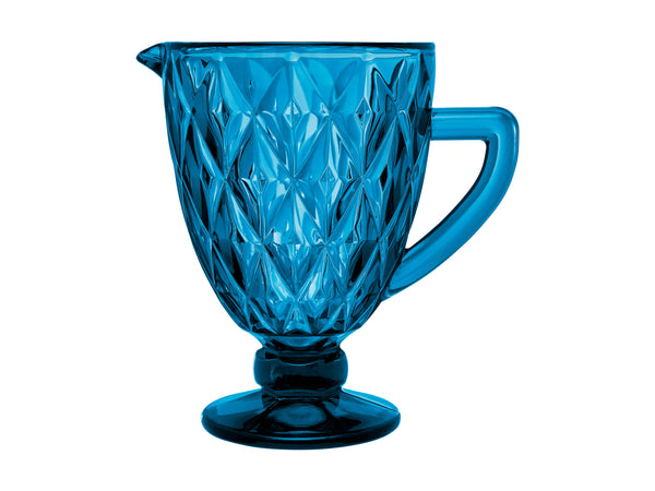 Casa Domani Deanna Glass Jug 1.1 Litre - Blue