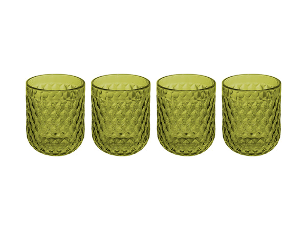 Casa Domani Caterina Highball Glass Set of 4 - Green