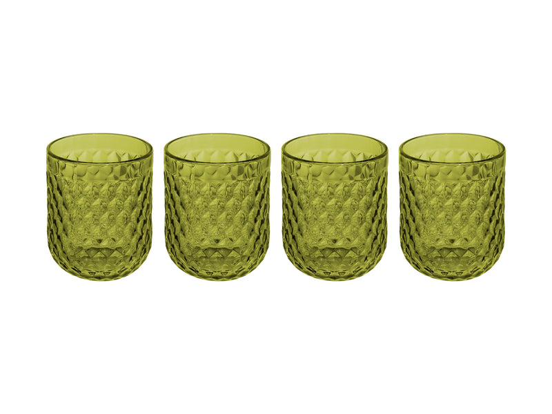 Casa Domani Caterina Highball Glass Set of 4 - Green