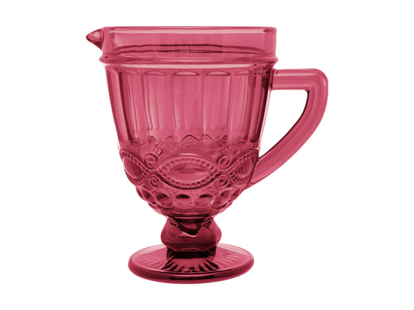 Casa Domani Gabriella Glass Jug 1.1 Litre - Pink