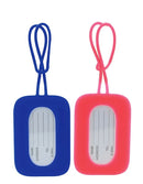 Milleni Travel Silicone Luggage Tags - Pack of 2