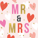 Mr & Mrs - Wedding - Notecard - 10x10cm