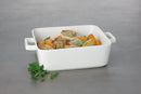 Maxwell & Williams Epicurious Square Baker 24x8cm - White