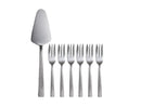 Maxwell & Williams Diamonds Cake Server & Fork Set - 7pc