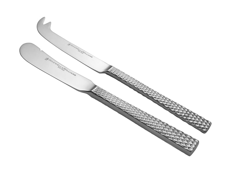 Maxwell & Williams Diamonds Cheese & Pate Knife Set - 2pc