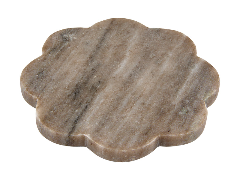 Maxwell & Williams Coaster Collective Scallop Marble Coaster 10cm - Beige