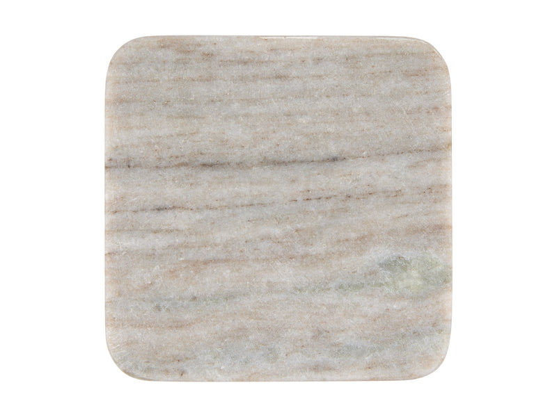 Maxwell & Williams Coaster Collective Square Marble Coaster 10cm - Beige