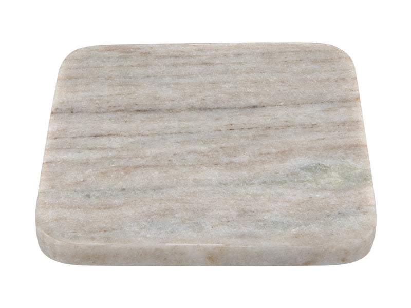 Maxwell & Williams Coaster Collective Square Marble Coaster 10cm - Beige