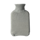Hot Water Bottle Cover - Knitted - Grey