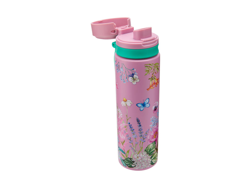 Maxwell & Williams Botanica Double Wall Insulated Chug Bottle Pink Gift Boxed - 750ml