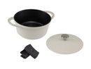 Maxwell & Williams Cast Lite Non-Stick Casserole 24cm / 4.2L Gift Boxed - Ecru