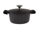 Maxwell & Williams Cast Lite Non-Stick Casserole 20cm / 2.4L Gift Boxed - Black