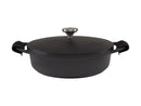 Maxwell & Williams Cast Lite Non-Stick Shallow Casserole 28cm / 4L Gift Boxed - Black