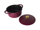 Maxwell & Williams Cast Lite Non-Stick Casserole 24cm / 4.2L Cherry Gift Boxed