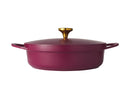 Maxwell & Williams Cast Lite Non-Stick Shallow Casserole 28cm / 4L Cherry Gift Boxed