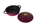 Maxwell & Williams Cast Lite Non-Stick Shallow Casserole 28cm / 4L Cherry Gift Boxed