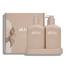 al.ive Body Wash & Lotion Duo - Apricot & Sweet Fig (Made in Australia)