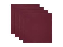 Maxwell & Williams Cotton Classics Cotton Napkins - Set of 4 - 45x45cm - Aubergine