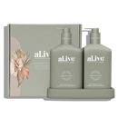 al.ive Body Wash & Lotion Duo in Green Pepper & Lotus (Made in Australia)
