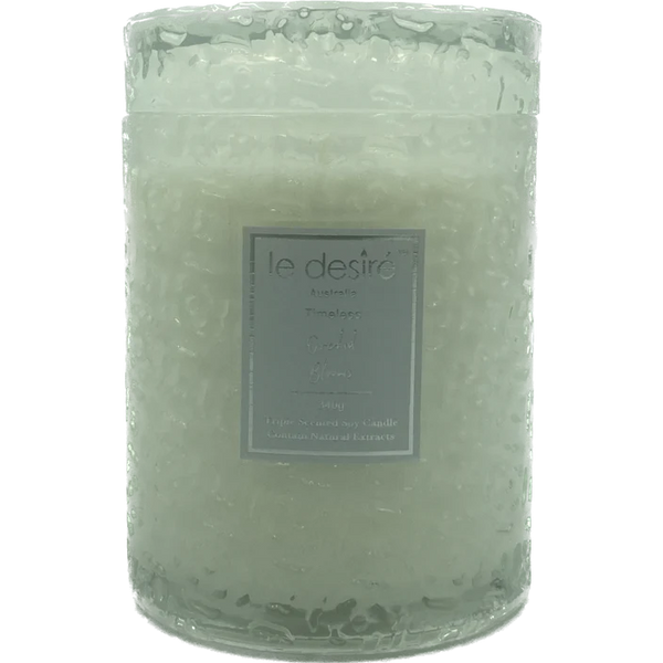 Le Desire Timeless Scented Soy Candle - Orchid Blooms - 340gr