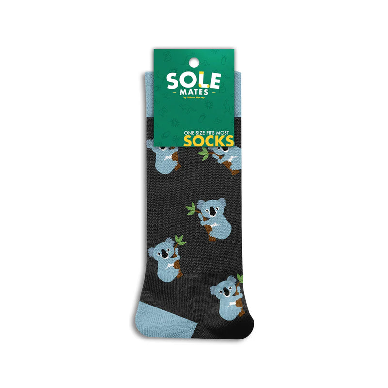 Koala Sole Mates Socks - Black