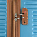 Pierre Cardin Hard Shell Suitcase - Medium- Blue