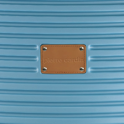 Pierre Cardin Hard Shell Suitcase - Medium- Blue