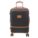 Pierre Cardin Hard Shell Suitcase Cabin - Charcoal