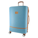 Pierre Cardin Hard Shell Suitcase - Medium- Blue
