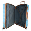 Pierre Cardin Hard Shell Suitcase - Medium- Blue