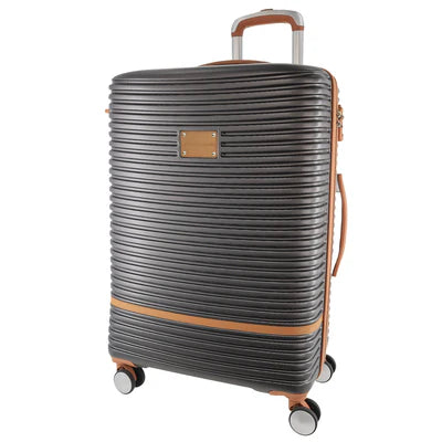 Pierre Cardin Hard Shell Suitcase - Medium - Charcoal