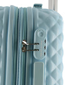 Pierre Cardin Hard Shell 4 Wheel Suitcase Cabin Blue - 54cm