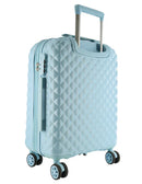 Pierre Cardin Hard Shell 4 Wheel Suitcase Cabin Blue - 54cm