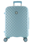 Pierre Cardin Hard Shell 4 Wheel Suitcase Cabin Blue - 54cm