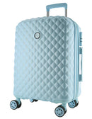 Pierre Cardin Hard Shell 4 Wheel Suitcase Cabin Blue - 54cm