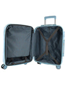 Pierre Cardin Hard Shell 4 Wheel Suitcase Cabin Blue - 54cm