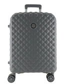 Pierre Cardin Hard Shell 4 Wheel Suitcase Cabin Grey - 54cm