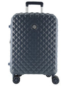 Pierre Cardin Hard Shell 4 Wheel Suitcase Cabin Teal - 54cm