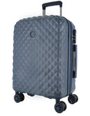 Pierre Cardin Hard Shell 4 Wheel Suitcase Cabin Teal - 54cm