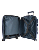 Pierre Cardin Hard Shell 4 Wheel Suitcase Cabin Teal - 54cm