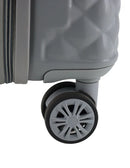 Pierre Cardin Hard Shell 4 Wheel Suitcase Cabin Grey - 54cm