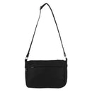 Pierre Cardin Nylon Anti - Theft Cross Body Bag Black - 30x11x20cm
