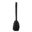 Pierre Cardin Nylon Anti - Theft Cross Body Bag Black - 30x11x20cm