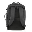 Pierre Cardin Laptop Backpack - Black - Top & Side Handle