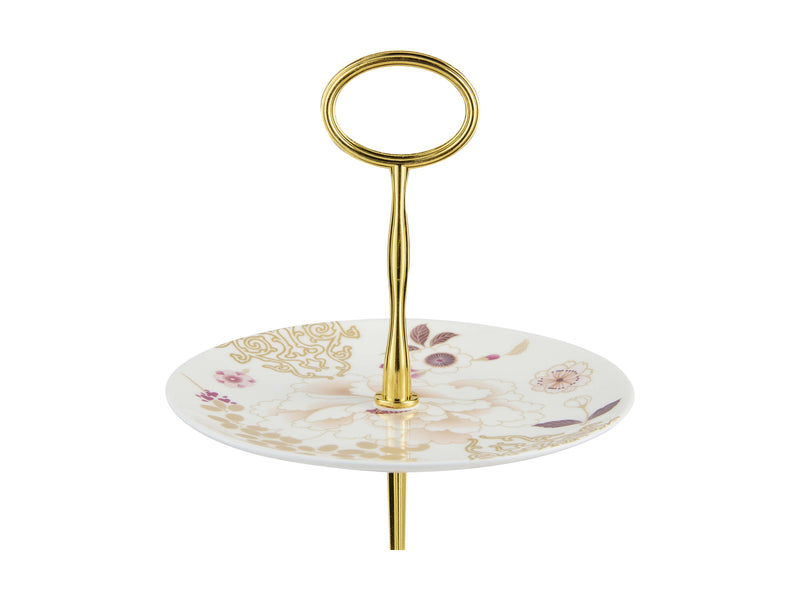 Maxwell & Williams Kimono 3 Tiered Cake Stand White Gift Boxed - 16/20/27.5x37cm