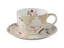Maxwell & Williams Kimono Cup & Saucer 300ml - White - Gift Boxed