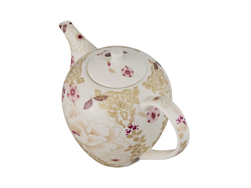 Maxwell & Williams Kimono Teapot White Gift Boxed - 1.1L