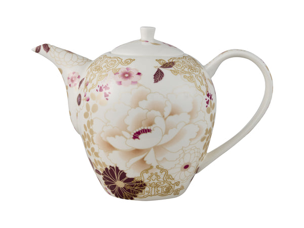 Maxwell & Williams Kimono Teapot White Gift Boxed - 1.1L